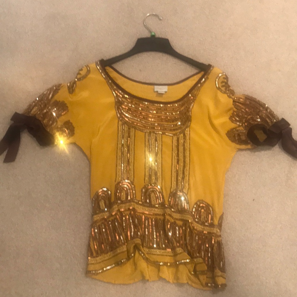 Tracey Reese never worn beaded blouse